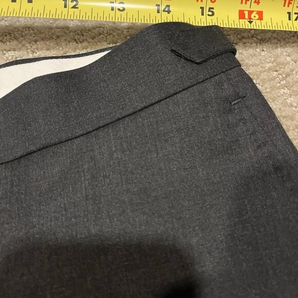 Suitsupply Men's Brescia Dark Grey Wool Dress Pants Trousers 30x30 - Picture 5 of 5